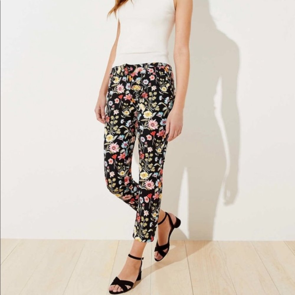 LOFT Lily Riviera Cropped Pants NWT Size 0